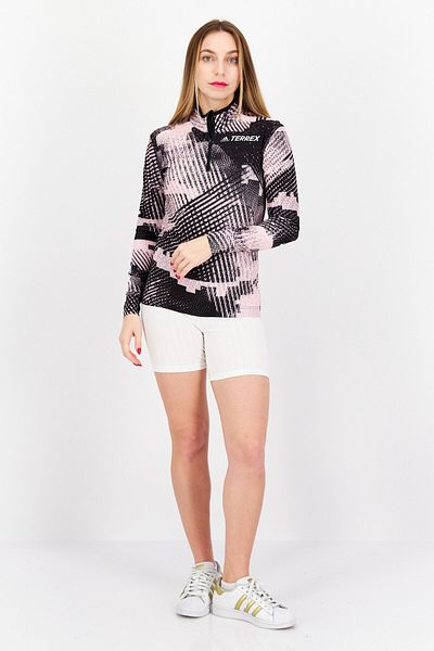 adidas Women Sportswear Fit Long Sleeves Training Sweatshirt, Pink