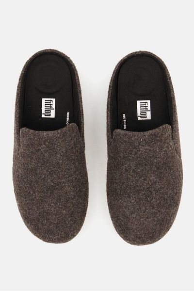 Fitflop Women Chrissie Ii Haus Felt Clogs, Black