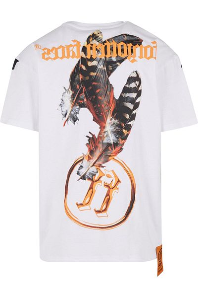 Forgotten Faces Head On Hawk – Schweres, übergroßes T-Shirt