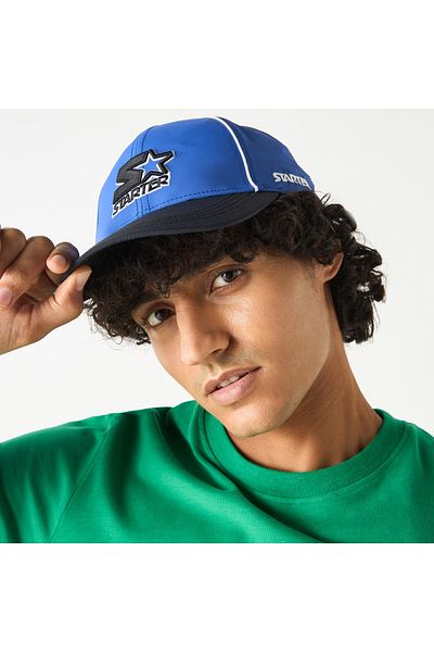 Starter Starter Logo Embroidered Cap with Buckled Strap Closure