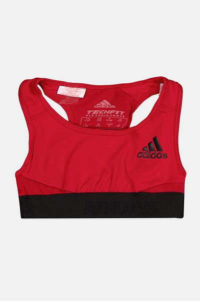 adidas Kids Girl Sportswear Fit Non-padded Training Bra, Black