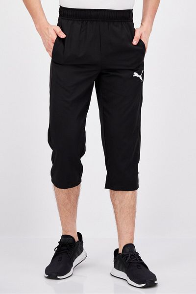 Puma Men Sport Fit Training Crop Pants, Black