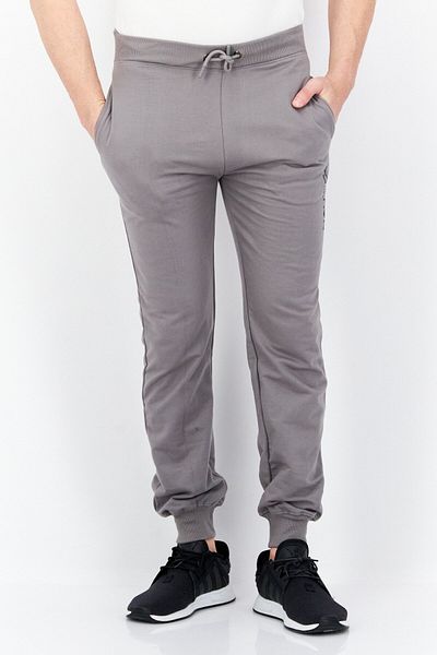 Nautica Men Drawstring Brand Logo Jogger Pants, Grey