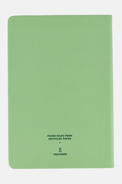 Muy Mucho 100 Sheet Travel Notebooks, Green