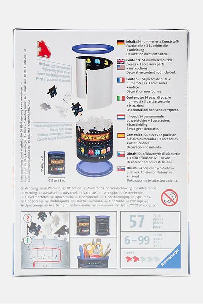 RAVENSBURGER 3D Puzzle Utensilo - Pac-Man, White