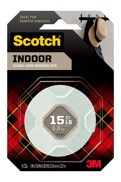 Scotch 114S INDOOR DS MTG TAPE 1 IN X 50 IN