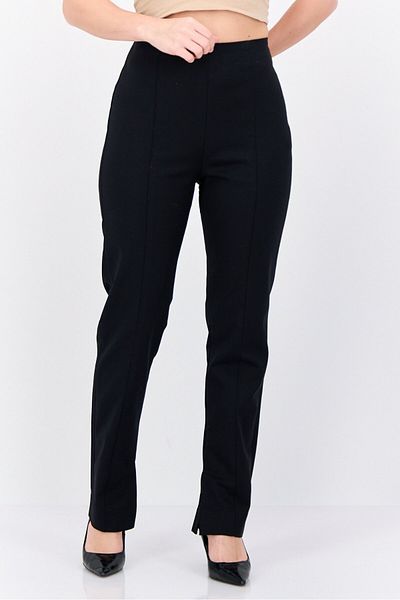 Gant Women Regular Fit Plain Dress Pant, Black