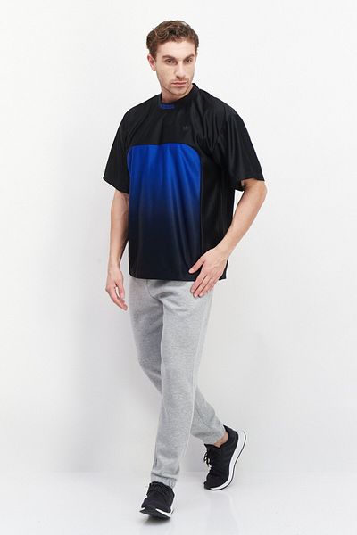 adidas Men Sportwear Fit Short Sleeve Embroidered Brand Logo T-Shirt, Black