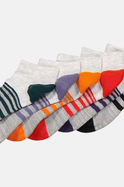 Merrell Men 6 Pair Recycled Cushioned Socks, Grey Combo