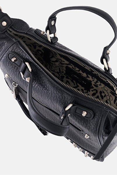 Jessica Simpson Women Brand Logo Satchels Bag 27 L x 22 H x 7 W cm, Black