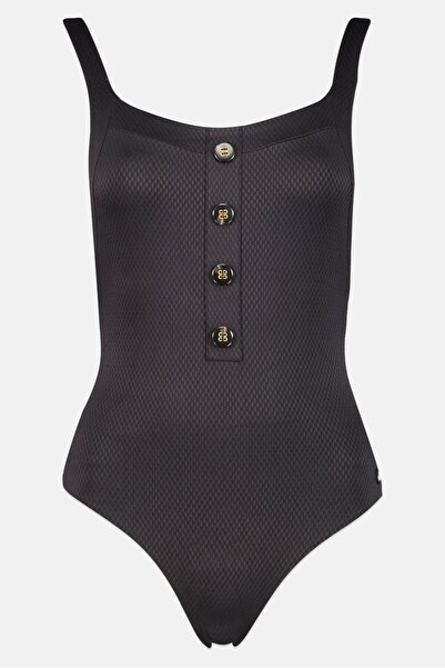 Scotch & Soda ملابس سباحة نسائية من قطعة واحدة، باللون الأسود