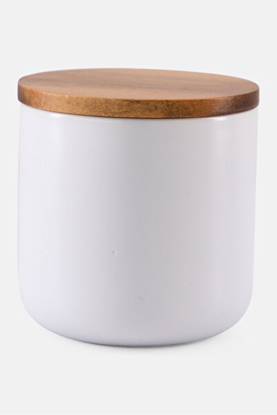 Muy Mucho منظم حمام مع غطاء، أبيض