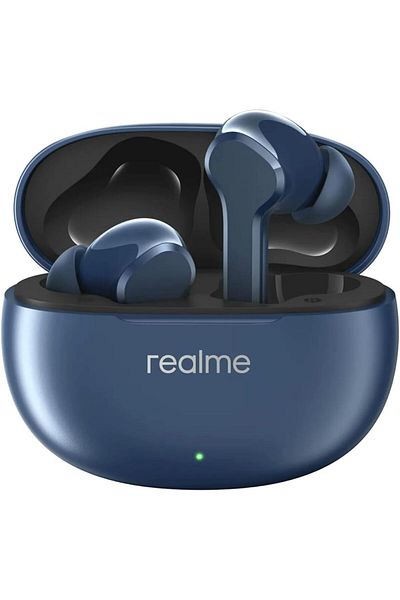 realme Buds T110 with AI ENC for Calls,  Bluetooth Headset (Jazz Blue) - International Version