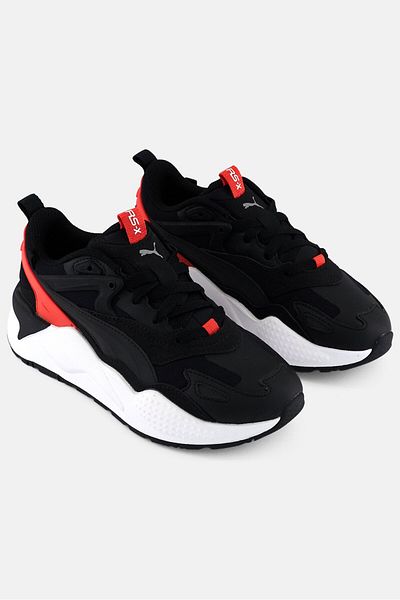 Puma Kids Boy Rs X Efekt Reflective Lace Up Outdoor Shoes, Black