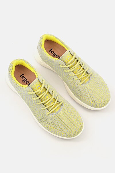 Legero Women Weite G Balloon Lace Up Sports Shoes, Yellow