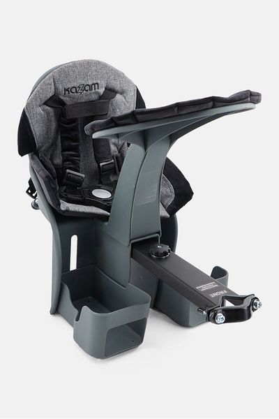 Kazam Deluxe Center Mounted Child Bike Seat, Grey