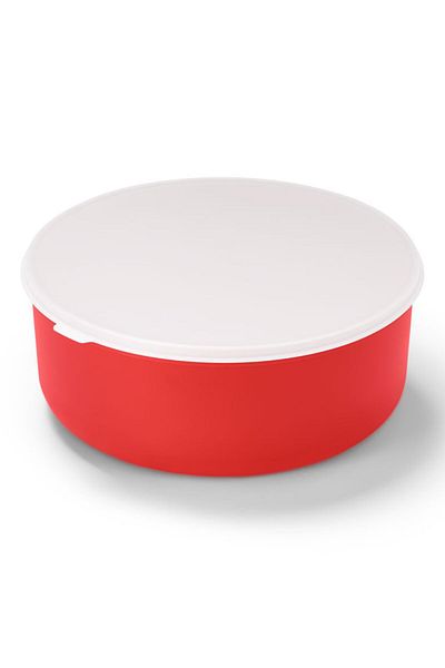 Tchibo Salad Bowl With Lid, Red