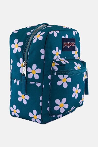 Jansport Kids Girl Floral Print Lunch Bag 19 L x 11 W x 24 H cm, Green Combo