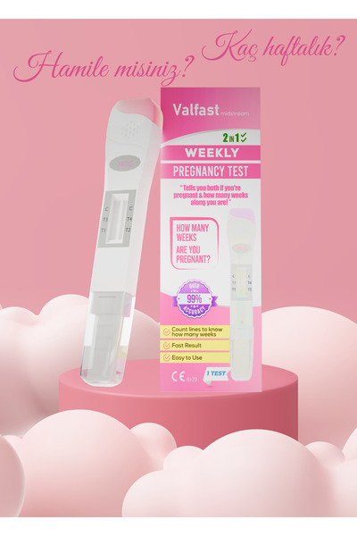 Valfast Haftalık Gebelik Testi - Hamilelik Haftasını Tespit Eder