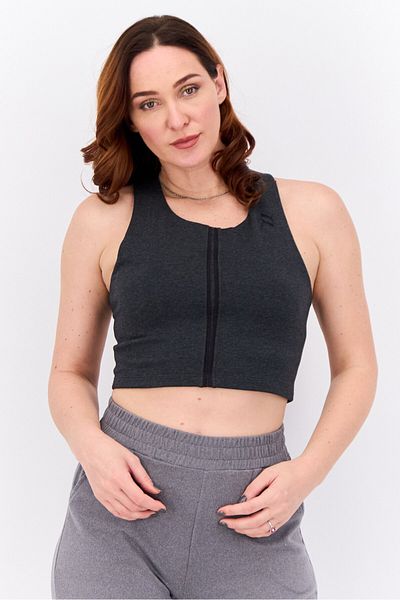 Puma Women Sportswear Fit Sleeveless Training Tank Top, Grey