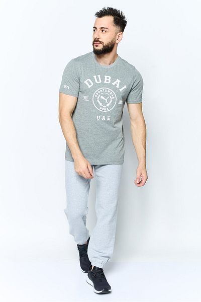 Puma Men Sportswear Fit Short Sleeve Outdoor T-shirt, Grey