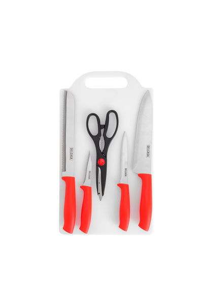 DELCASA 6-Piece Kitchen Tools Set with Cutting Board- DC3207