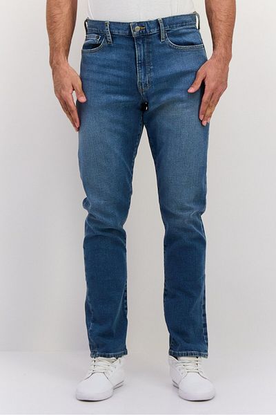 GAP Men Straight Taper Fit Washed Stretchable Denim, Blue