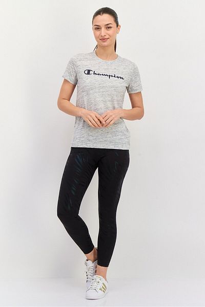 Champion Women Sportswear Fit Short Sleeve Training T-shirt, Heather Grey