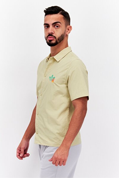 adidas Men Sportswear Fit Brand Logo Training Shirts, Khaki