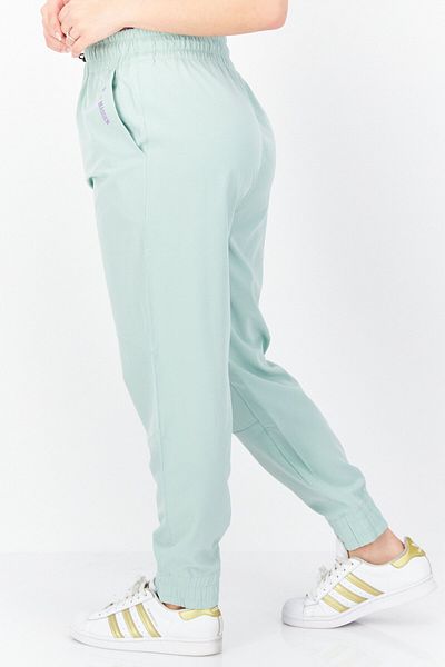 Steve Madden Women Brand Logo Jogger Pants, Mint