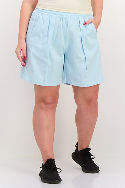 adidas Women Sportswear Fit Drawstring Outdoor Shorts, Turquoise