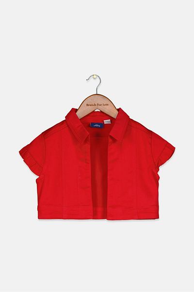 Chicco Toddler Girls Plain Casual Jacket, Red