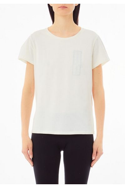 Liu Jo Γυναικείο T-Shirt White Crew Neck - Κοντό μανίκι, Casual, TA5170JS923-M9120