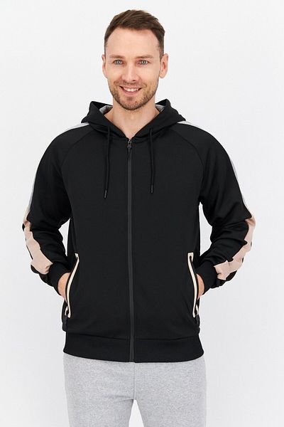 Cultura New York Men Sportswear Fit Plain Training Hoodie, Black