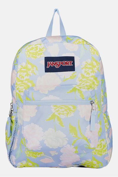Jansport Women Brand Logo Backpack 43 H x 40 L x 13 W cm, Blue Combo