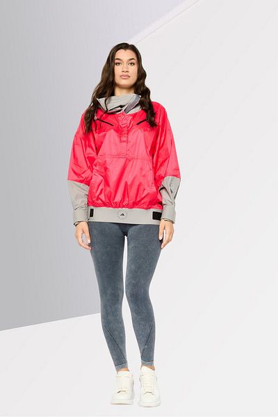 adidas Women Sportswear Fit Long Sleeve Running Jacket, Red