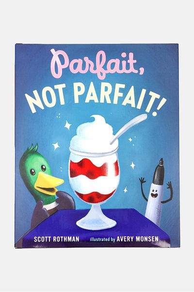 Scott Rothman Parfait, Not Parfait Hardcover Picture Book, Navy Combo