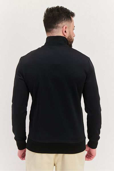 Ellesse Men Sportswear Fit Long Sleeve Training Track Sweatshirt, Black