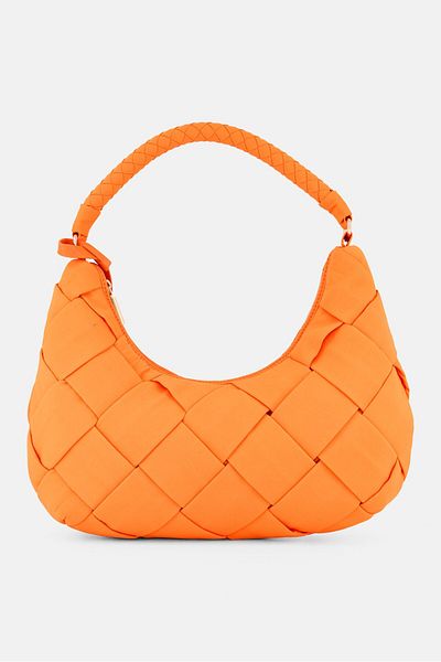 JASON WU Women Textured Handbag 44 L x 34 H x 1 W cm, Orange