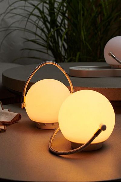 Tchibo Battery Powered Table Lamp Set, White