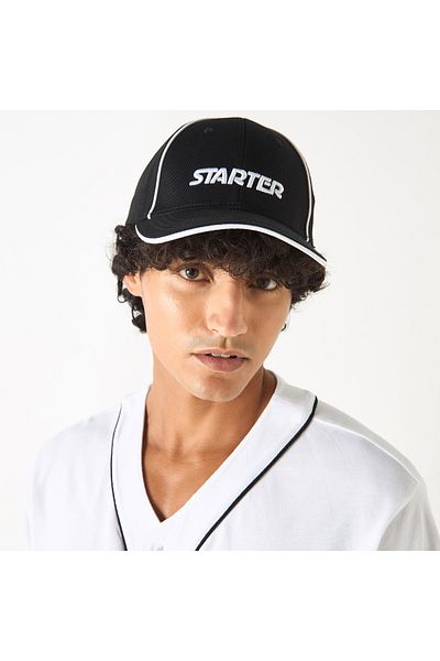 Starter Starter Embroidered Cap with Strap Back Closure
