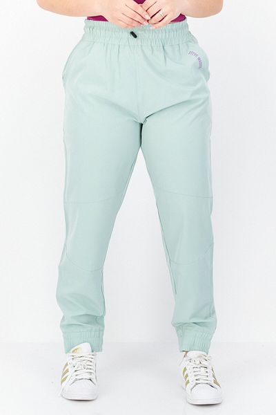 Steve Madden Women Brand Logo Jogger Pants, Mint