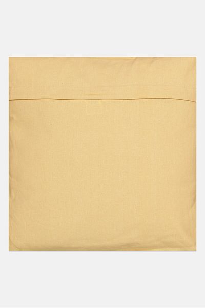 Muy Mucho Organic Cotton Removable Cover Cushion 45 X 45 Cm, Dark Cream