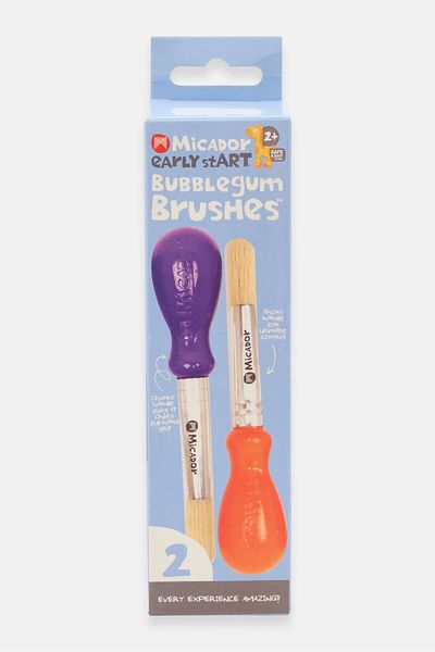 Micador 2 Piece Bubblegum Brushes, Red