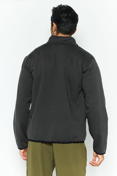 Hurley Men Sportswear Fit Long Sleeve Outdoor Fleece Jacket, Grey