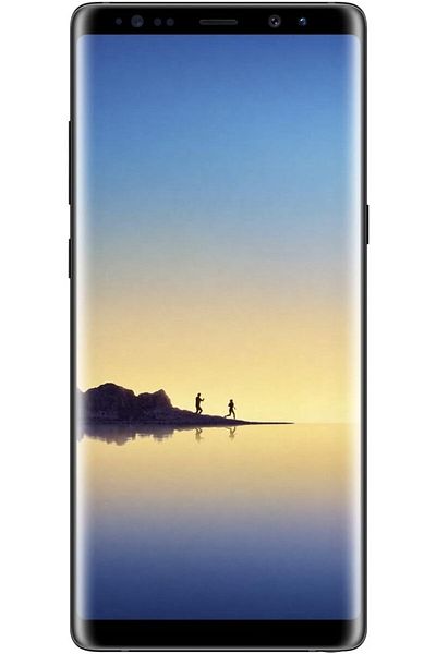 Samsung جالكسي نوت 8 ثنائي الشريحة - 64 جيجا، 6 جيجا رام، 4G LTE، أسود منتصف الليل (نسخة الإمارات العربية المتحدة)