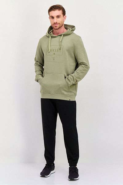 Hurley Men Sportswear Fit Outdoor Sweatshirts, Olive