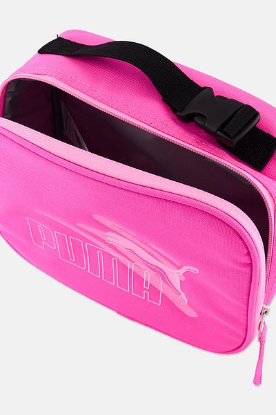 Puma Kids Girl Brand Logo Lunch Box Bag 23 L x 18 H x 9 W cm, Pink