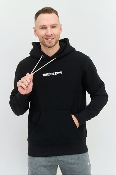 Champion Men Sportswear Fit Long Sleeves Running Sweatshirt, Black