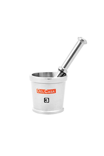 DELCASA DC1501 Pestle & Mortar Set - Premium Stainless Steel Spice Grinder